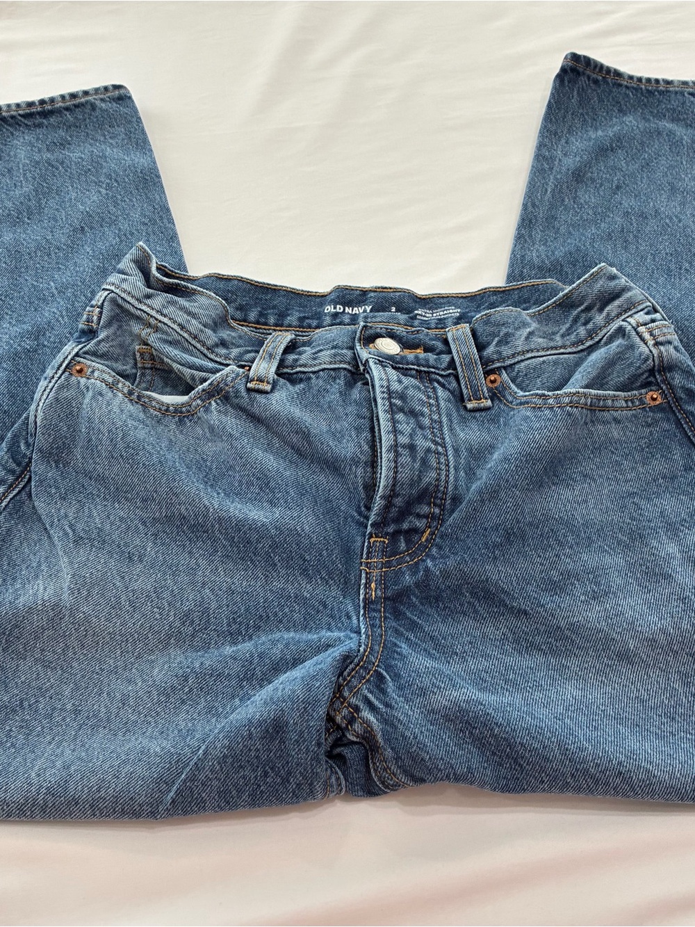 Old Navy Extra High-Rise Sky-Hi Straight Size 2P - Picture 4 of 6